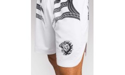 Venum x Mike Tyson Tiger Boxing Shorts - Optical White/Deep Black