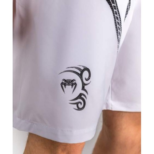 Venum x Mike Tyson Tiger Training Shorts - Optical White/Deep Black