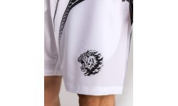 Venum x Mike Tyson Tiger treniruočių šortai – Optical White/Deep Black