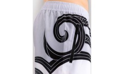 Venum x Mike Tyson Tiger treniruočių šortai – Optical White/Deep Black