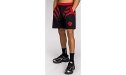 Venum x Mike Tyson Tiger treniruočių šortai – gilios juodos/intensyviai raudonos spalvos