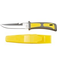 Нож для дайвинга FoxOutdoor, желто-черный