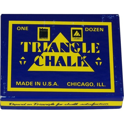 Triangle Chalk Green 12pcs Dozen
