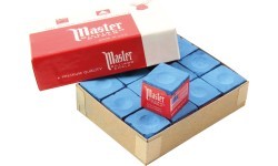 Billiard Chalk Master Sky Blu, 12pcs