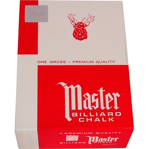 Biliardo kreida Master, mėlyna, 144 vnt.