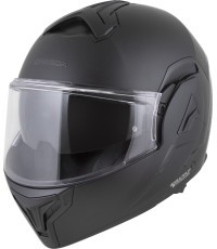 Atverčiamas motociklininko šalmas Cassida MultiFlip Solid BlackOut P/J - černá matná/černá