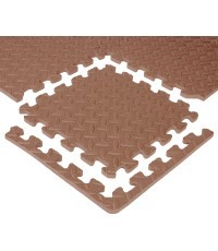 Dėlionės kilimėlis inSPORTline Famkin (12 dalių, 18 kraštų) - Mocha mousse