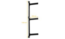 Pivot Fitness PM237 Wall Mounted Plates Rack