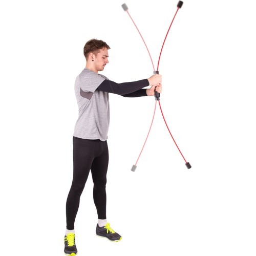 Lanksti lazda inSPORTline Strong - Raudona