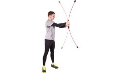 Гибкая палка inSPORTline Strong - Красный