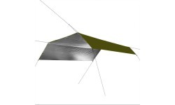 TigerWood thermo tarp 4.5m x 4.5m olive green