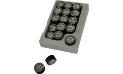 IBS Cue Tip 14mm Black 30pcs