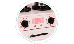 Wooden kitchen for kids oven burners microwave accessories ECOTOYS
