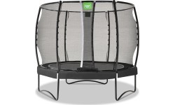 Batutas EXIT Allure Premium ø305 cm su apsauginiu tinklu, juodas