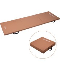 Складной гимнастический мат inSPORTline Trifold 180 x 60 x 3 см - Коричневый
