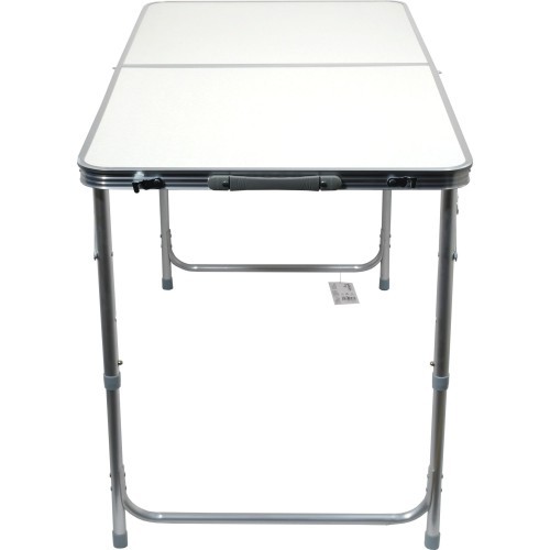 Foldable Camping Table + 4x Chairs Cattara Double - Gray