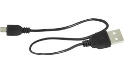 Priekinis žibintas FORCE CASS 300LM, USB (juoda)