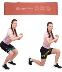 Pasipriešinimo guma inSPORTline Hiplop M - Rožinė