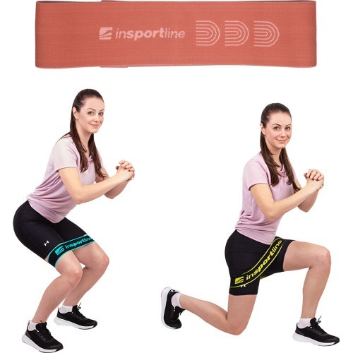 Resistance Band inSPORTline Hiplop M - Pink