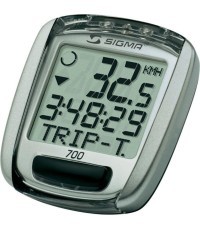 Велокомпьютер SIGMA 700, 8 функций (серебристый)