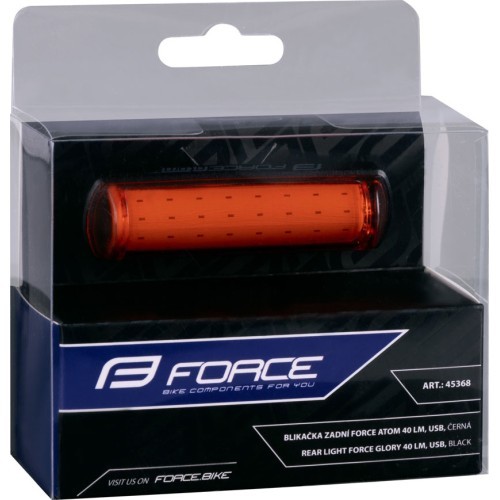 Rear light Force Atom 40LM USB, black