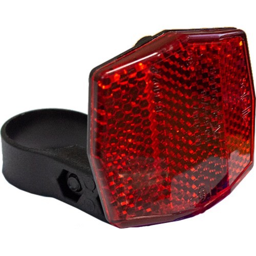 Reflector 45x55mm with 27.2mm bracket (red)