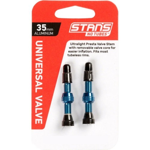 Stan's NoTubes tubeless tire valves 35mm (blue)