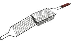 Grill Basket Cattara, 23x14x7cm