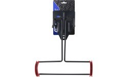 Foldable wall-mounted bicycle holder FORCE (steel, black, max 15 kg)