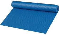 Коврик для йоги Yate, тёмно-синий, с сумкой