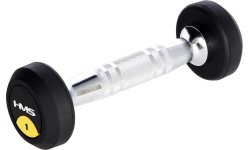 Gumuotas hantelis HG PRO HMS - 1 kg