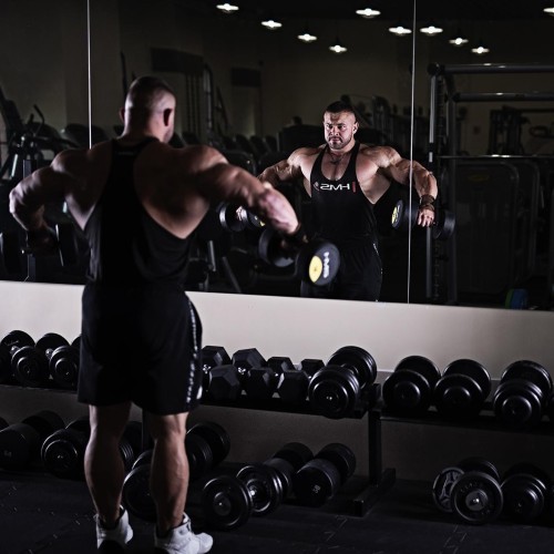 HG PRO RUBBER DUMBBELL HMS - 22.5 kg