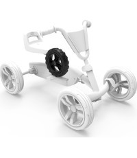 Wheel 9x2 Cross - Black/Black Rear Left