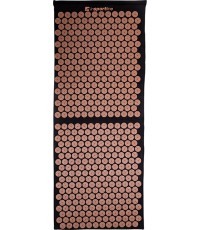 Acupressure mat inSPORTline AKU-1000 125x50cm - černá-mocha mousse