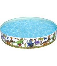 Dinosaurs Expansion Pool for Children 3+ BESTWAY 244x46cm Vinyl + PVC
