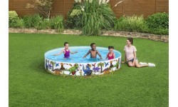 Dinosaurs Expansion Pool for Children 3+ BESTWAY 244x46cm Vinyl + PVC