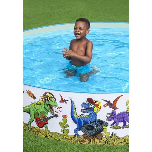 Детский бассейн Bestway Dinosaurs Expansion 3+, 244x46 см