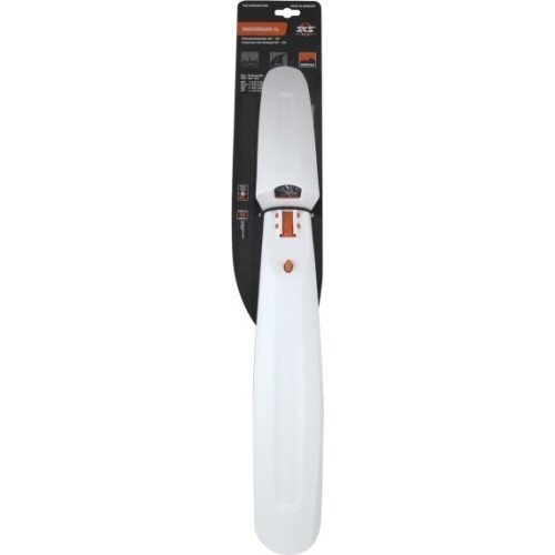 Priekinis purvasaugis SKS Shockboard XL 26-29" ant priekinės šakės (baltas)