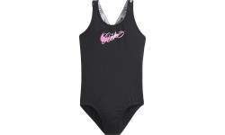 Nike Maudymosi Kostiumėlis Mergaitėms Nk G Lgo Tape Crossback Black NESSE726 001