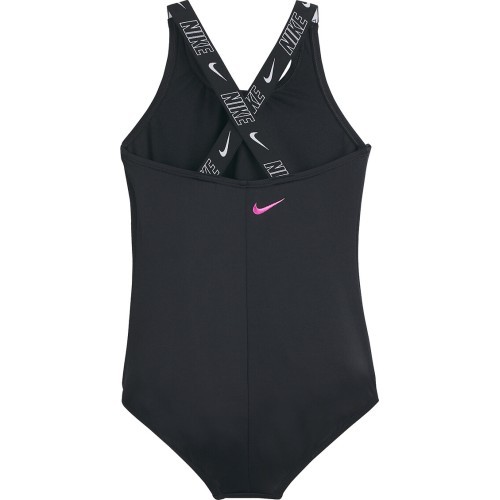 Nike Maudymosi Kostiumėlis Mergaitėms Nk G Lgo Tape Crossback Black NESSE726 001