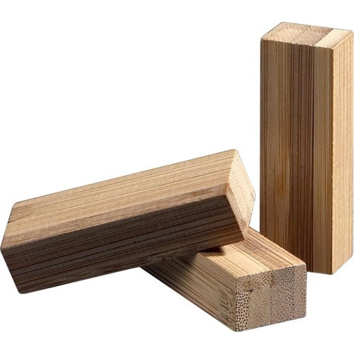 Bokšto griūties žaidimas Philos Bamboo, 6,6x6,6x25,5 cm
