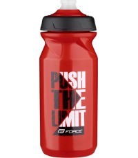 Бутылка для воды FORCE Push 0.65l (красный/чёрный/белый)