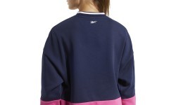 Reebok Džemperis Moterims Te Linear Logo Crew Blue Pink FU2194