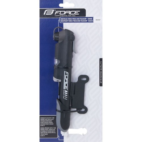Pompa FORCE Mano, 7 bar, 20cm (juoda)