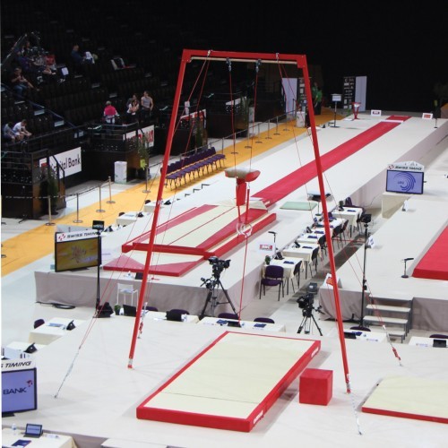SET OF LANDING MATS FOR COMPETITION RINGS - 10 m² - FIG Approved
