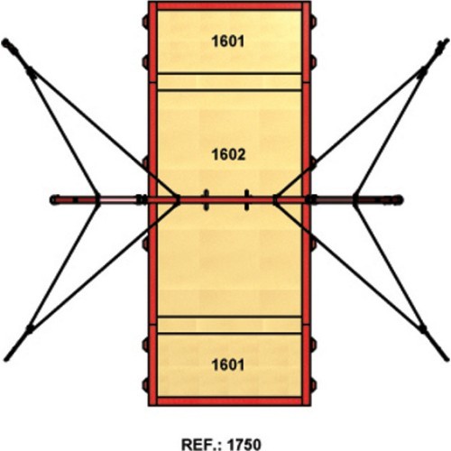 Nusileidimo čiužinių komplektas varžybų ringams – 10 m² – FIG patvirtinta