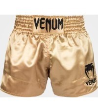 Venum Classic Muay Thai šortai, auksiniai/juodi