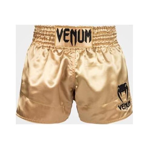 Venum Classic Muay Thai šortai, auksiniai/juodi