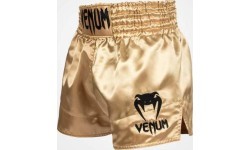 Venum Classic Muay Thai šortai, auksiniai/juodi
