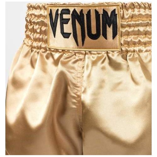 Venum Classic Muay Thai šortai, auksiniai/juodi